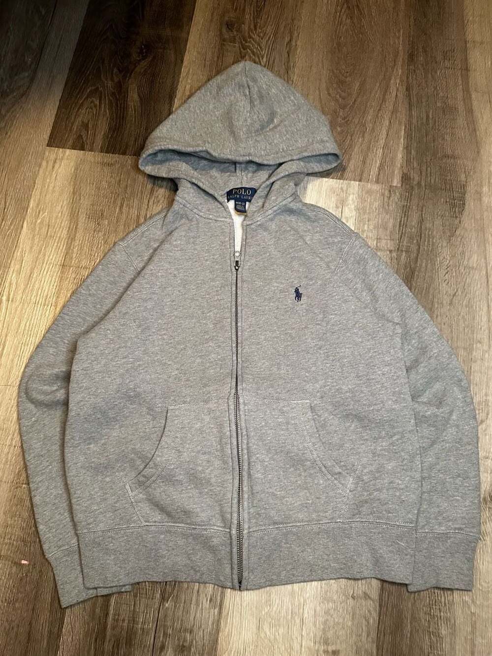 Polo Ralph Lauren Boys' Fleece Full-Zip Hoodie Grey Heather